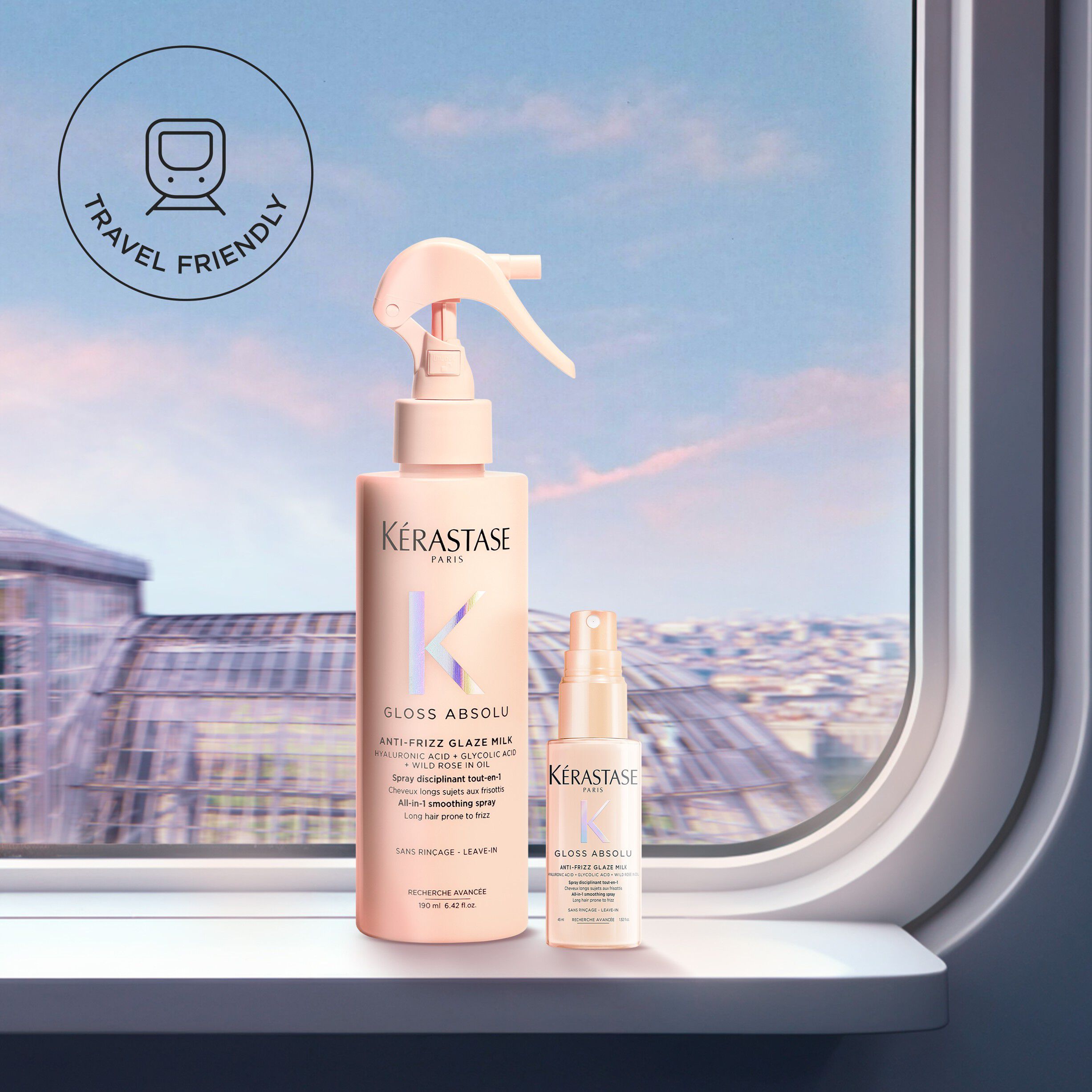 Gloss Absolu Anti-Frizz Glaze Milk Heat Protection Travel Size