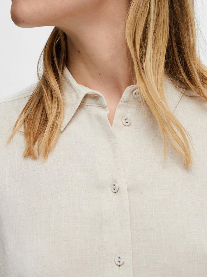 SLFVIVA SS CROPPED SHIRT NOOS