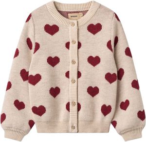 Jacquard Cardigan Hjerter