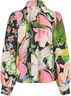 2436 Heavy Dry Viscose, Gathered Long Sleeve Top