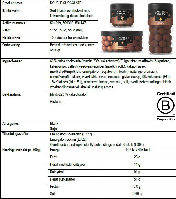 SMALL DOUBLE CHOCOLATE