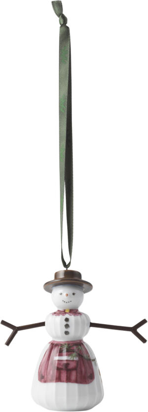 Hammersh&oslash;i Christmas Snekone h&aelig;ngende H9 hvid m. deko