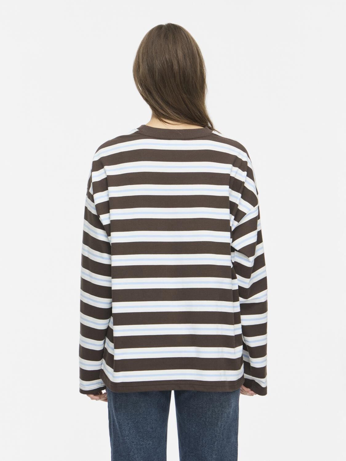 Nmember L/S Stripe Sweat Noos