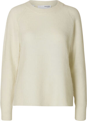 SLFLULU LS ALPACA BLEND KNIT O-NECK NOOS