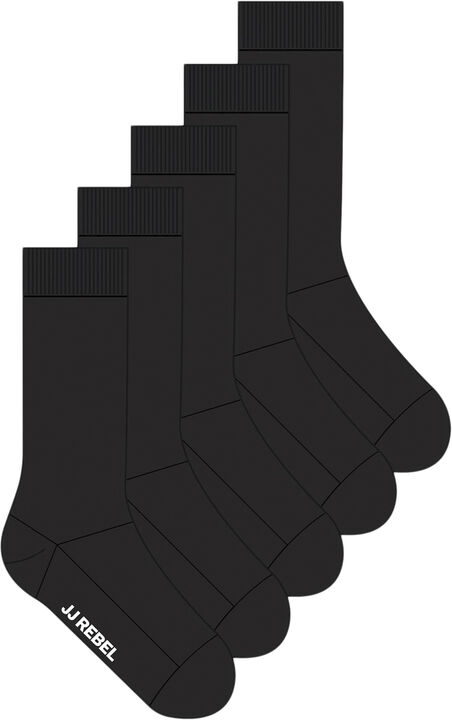 JREBREBEL LOGO SOCKS 5 PACK