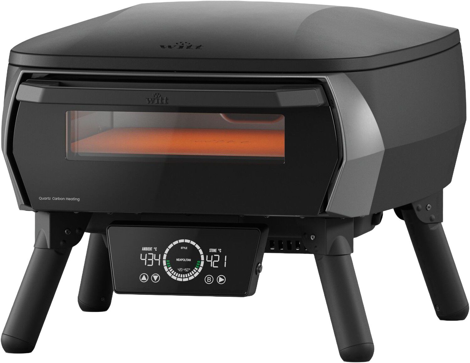 Witt eGNITE Control 13"" EU Pizza oven Black