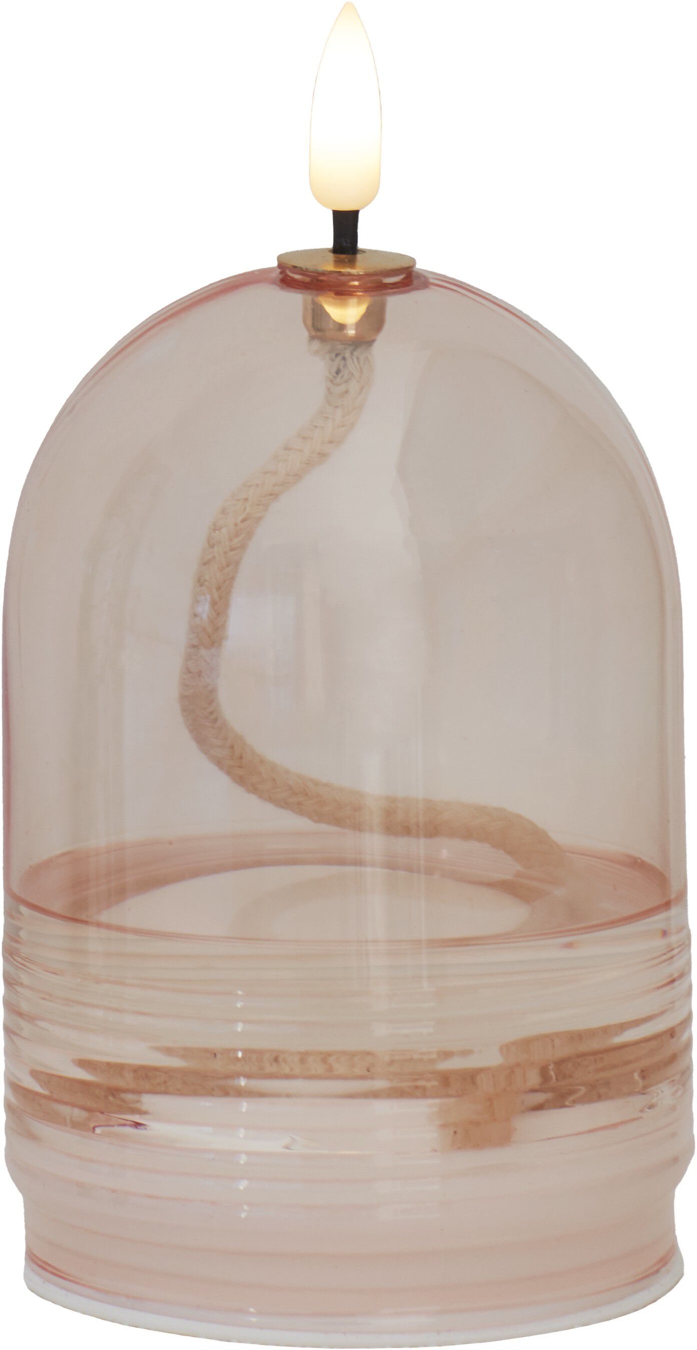 Dea &Oslash;8xH11cm, Light pink, Batteri