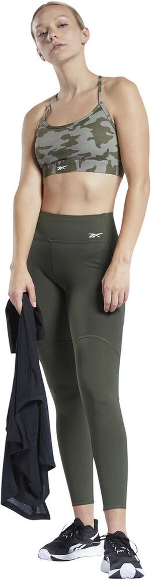 Lux Skinny Strap Camo Print sports bh