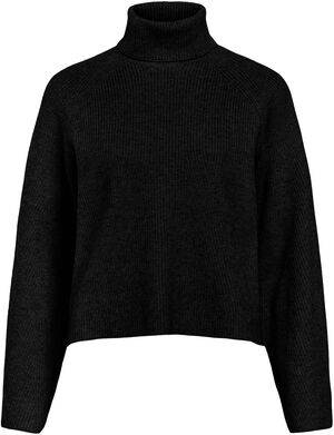OBJVIOLA LS LO ROLLNECK KNIT NOOS