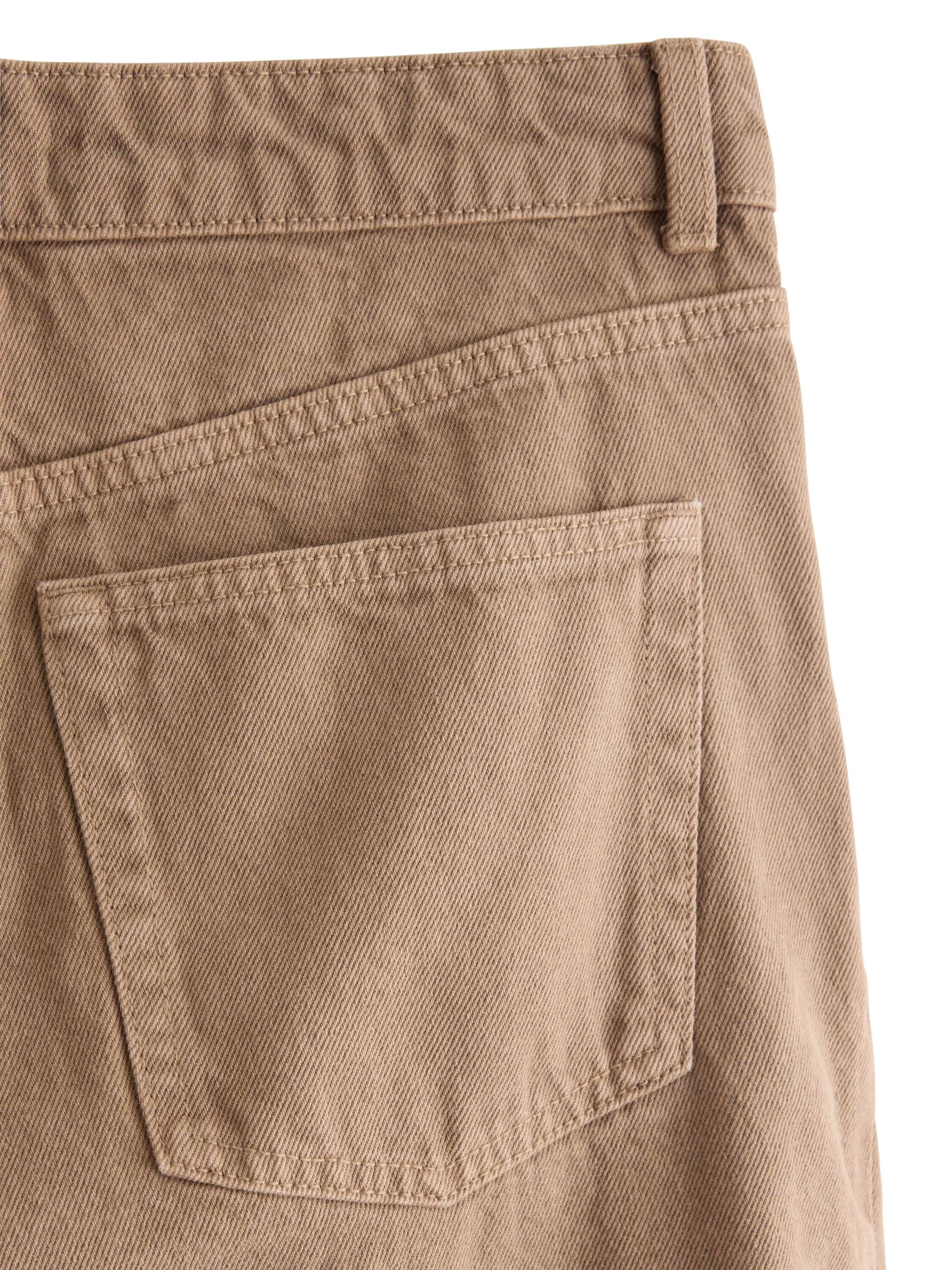 Tapered trousers in cotton twill wi