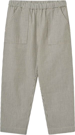 Checkered Pant W. Adjustable Waist