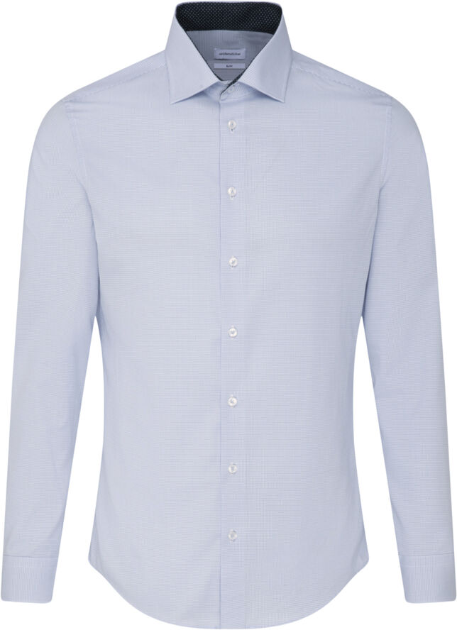 Business Shirt Slim Long sleeve Kent-Collar Check