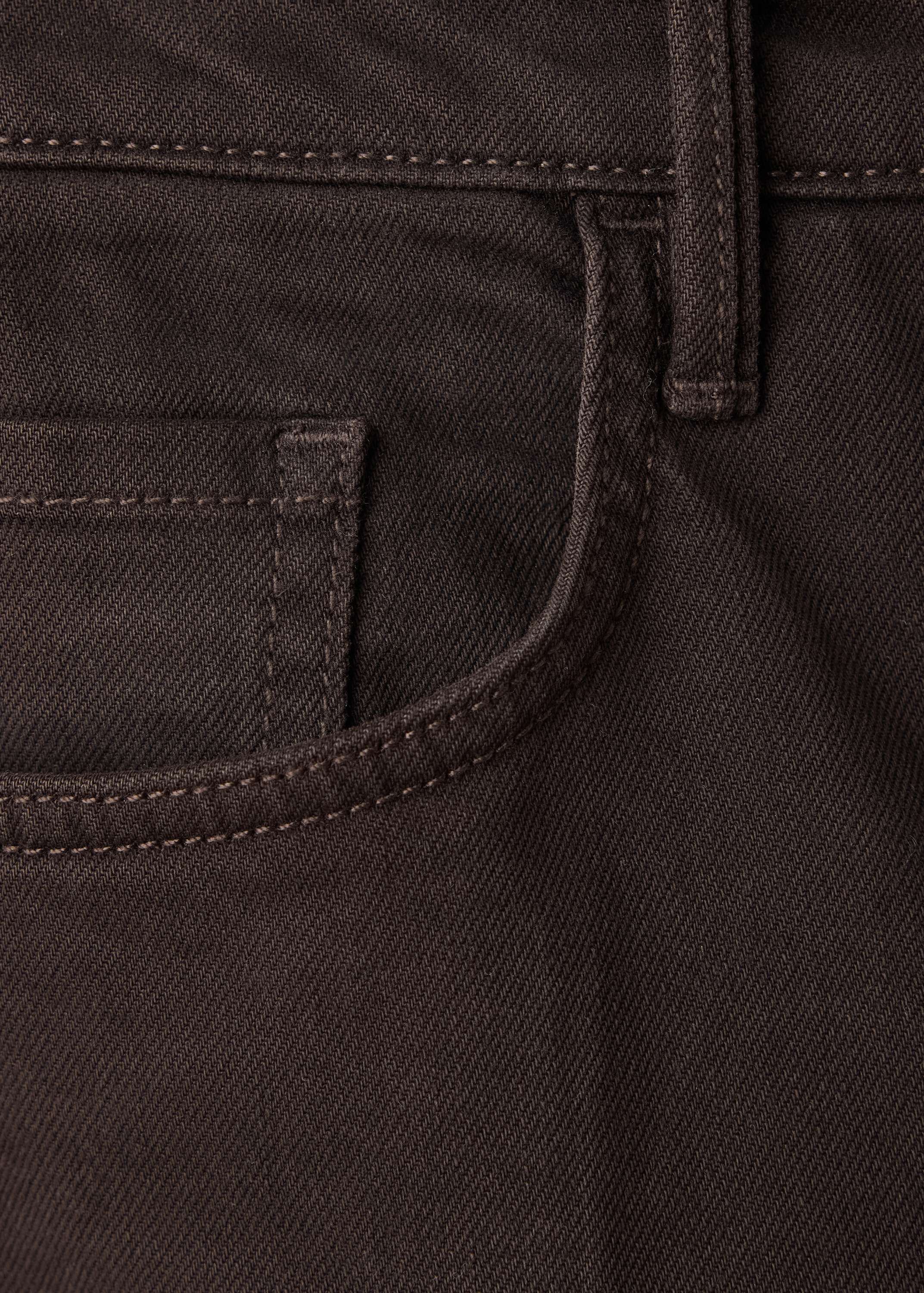 High-waisted wideleg jeans