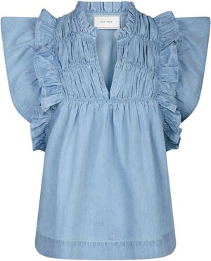 Jayla Denim Top