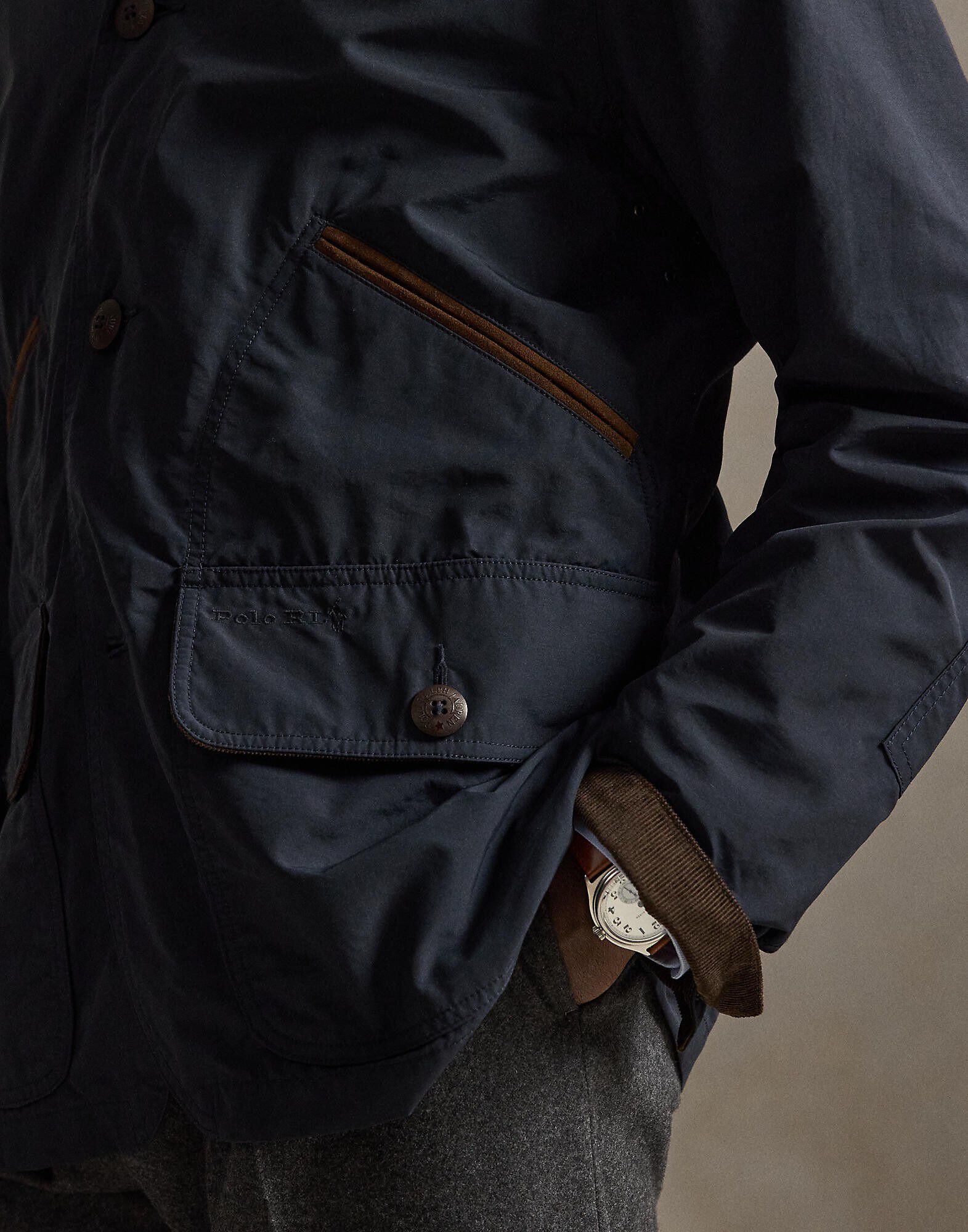 COTTON NYLON PW-WVN-JACKET