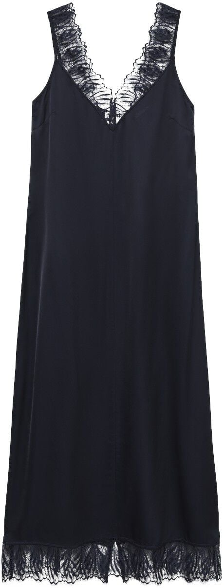 AWCLAIRE SL V-NECK ANKLE LACE DRESS