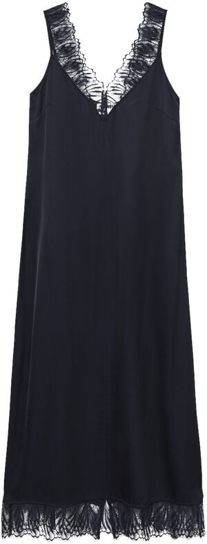 AWCLAIRE SL V-NECK ANKLE LACE DRESS
