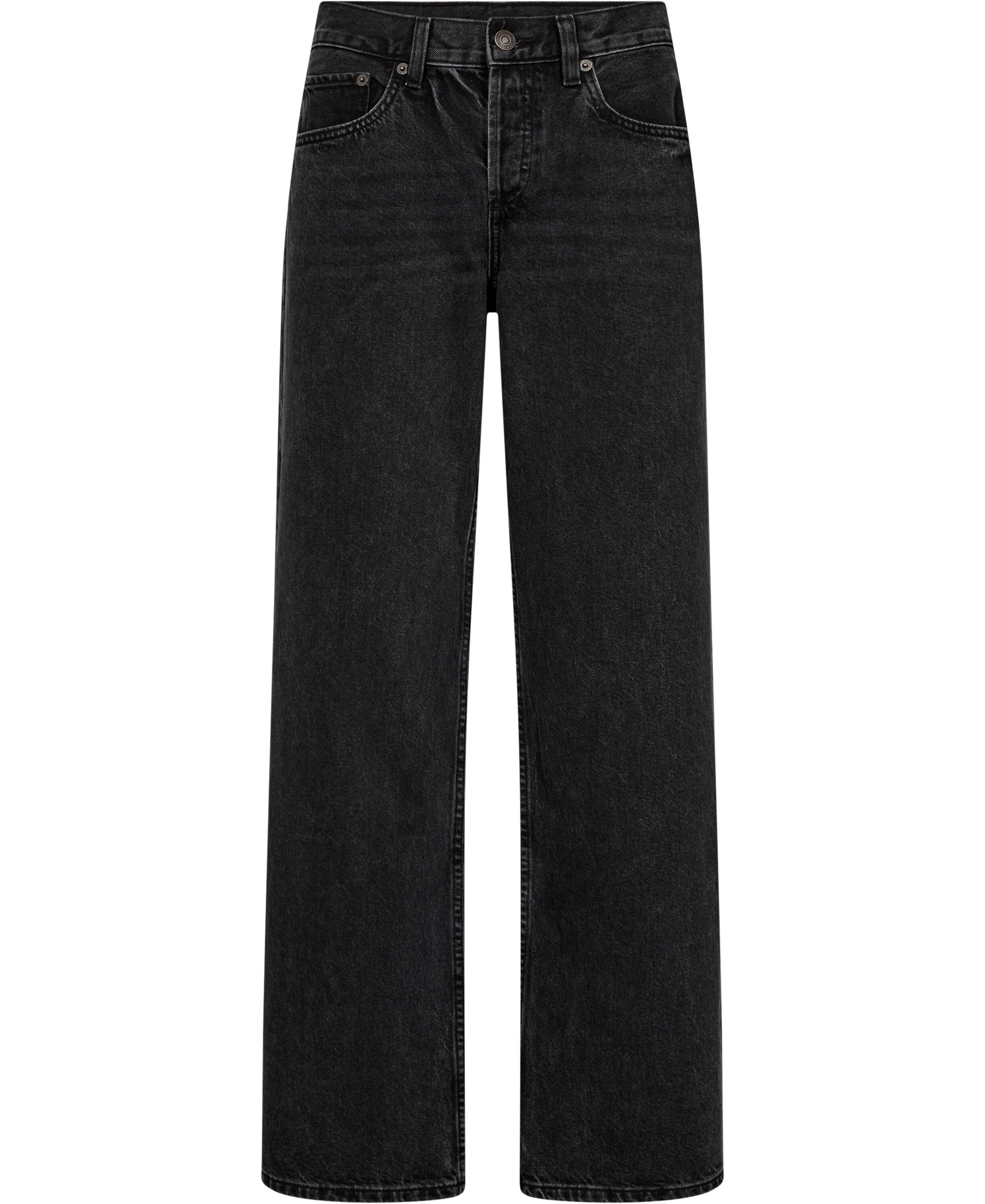 Straight low-waist jeans