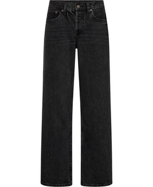 Straight low-waist jeans