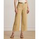 Stretch Chino Wide-Leg Cropped Pant