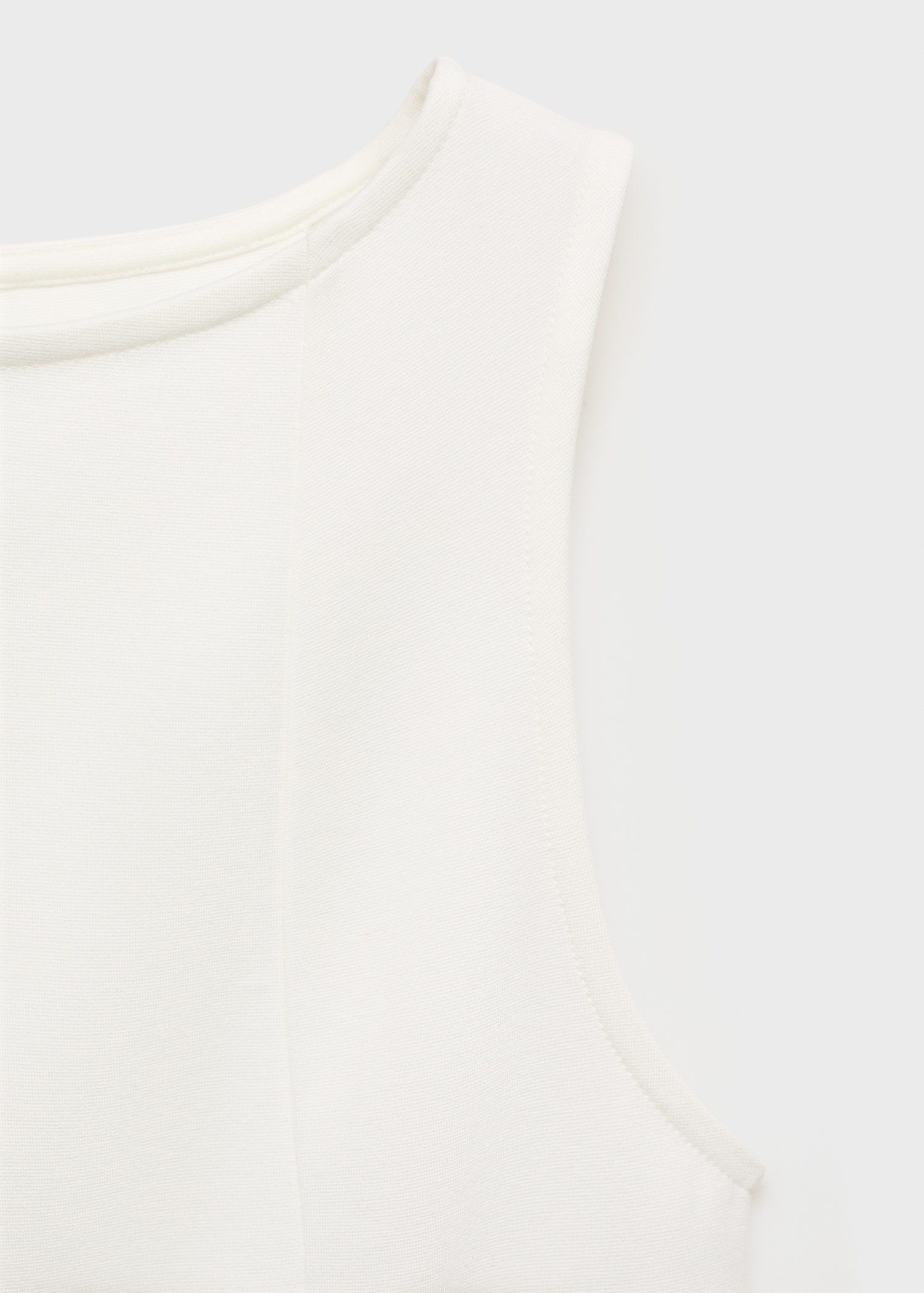 A-line boat neck top