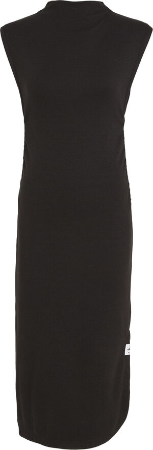 Long mock neck dress