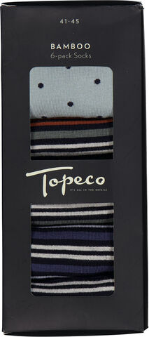 Topeco 6p bamboo socks