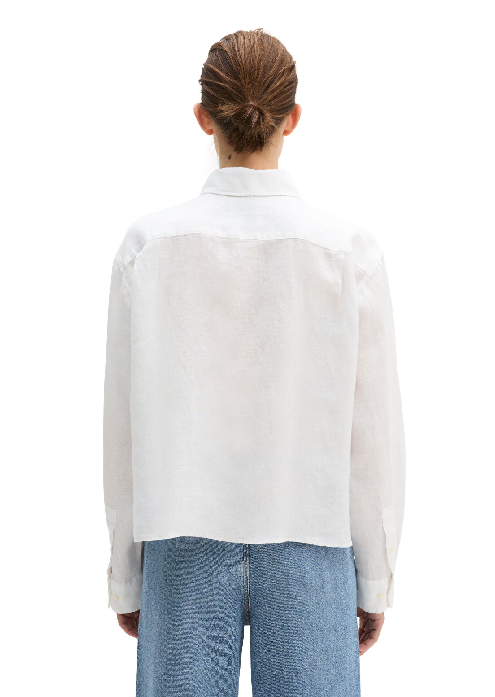 Blouse, boxy shape, chest pocket, l