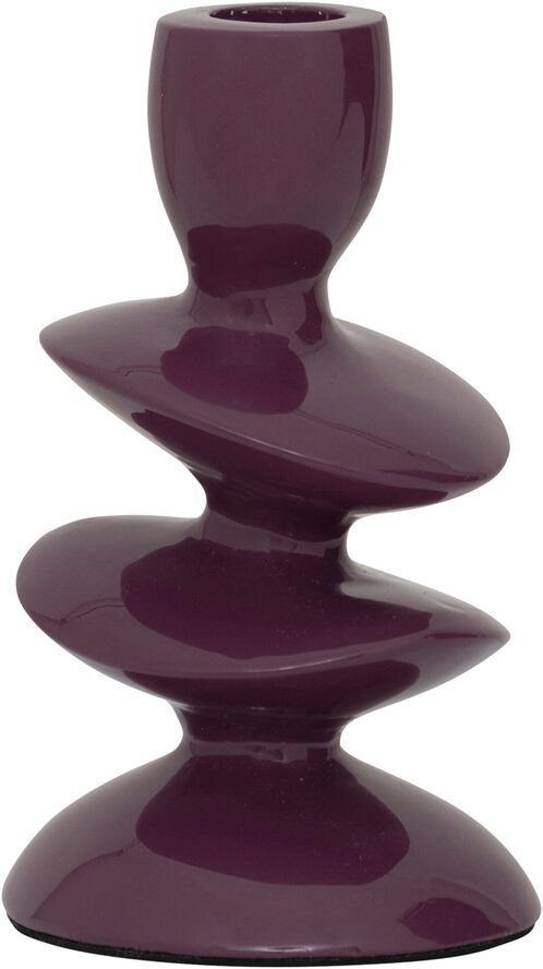 Urban Nature Culture candle holder Tove, prune