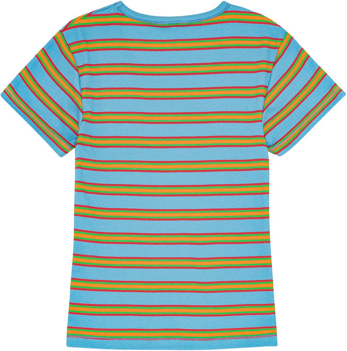Soft Cotton Rib Stripes Baby Fit T-