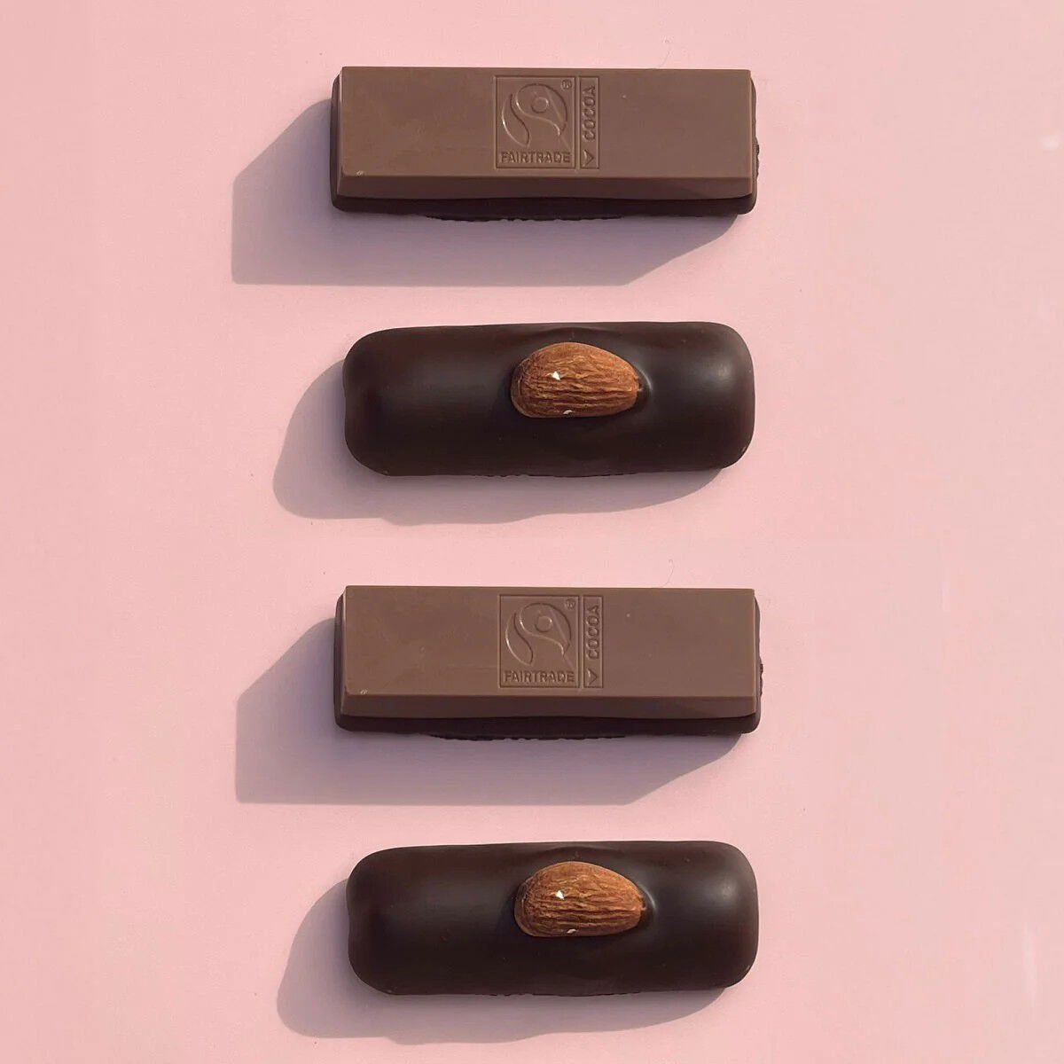 4 petit fours. Marcipan & nougat