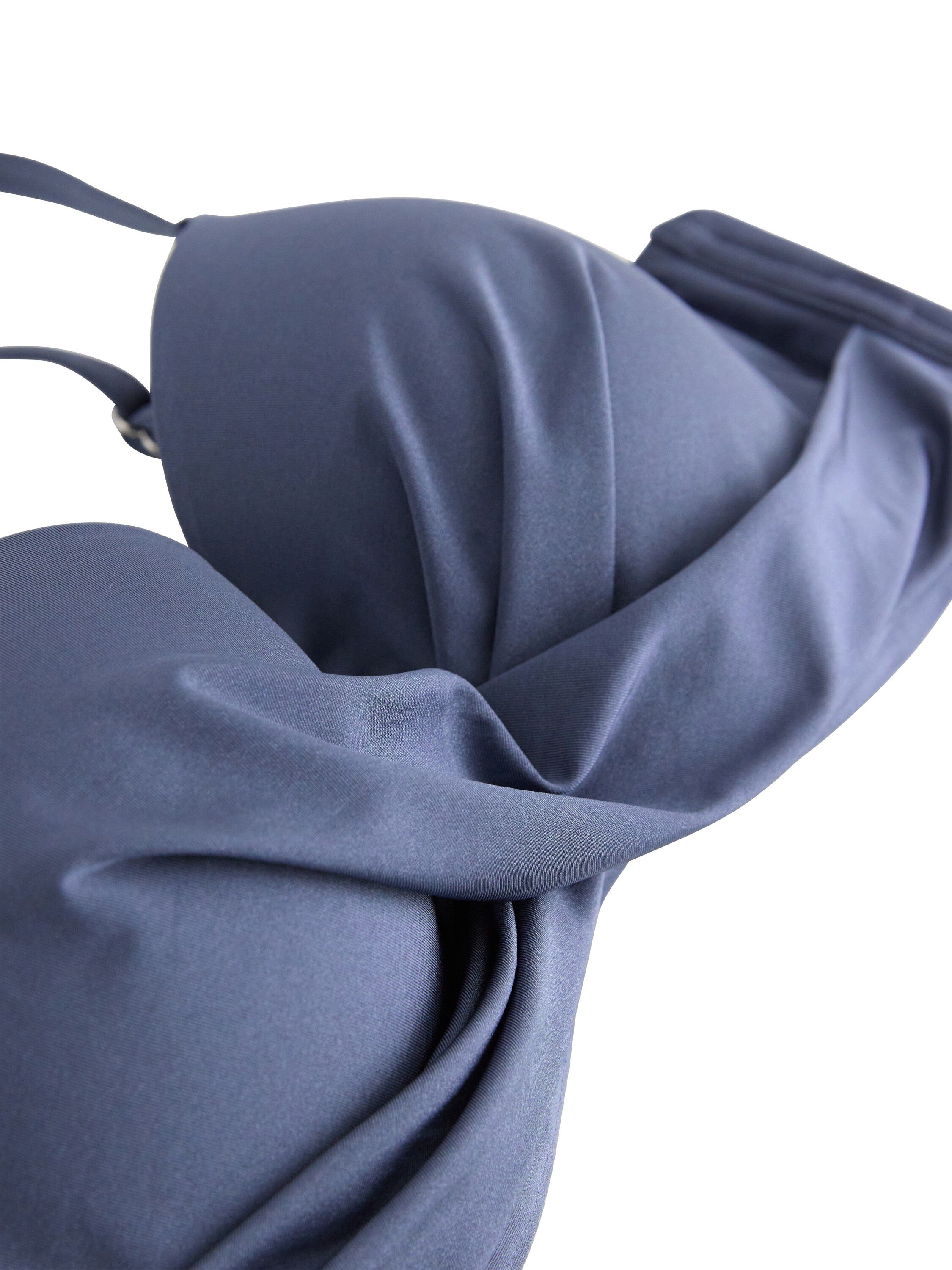 Sleek bikini bra with padded cups a