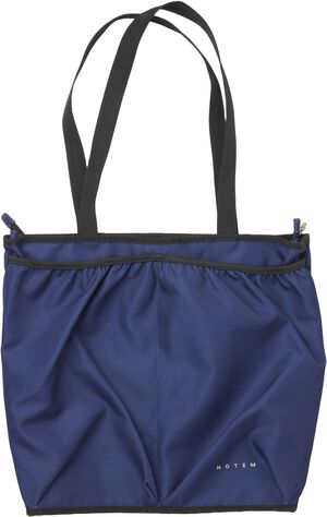 LUNA nylon bag with pockets, Blue