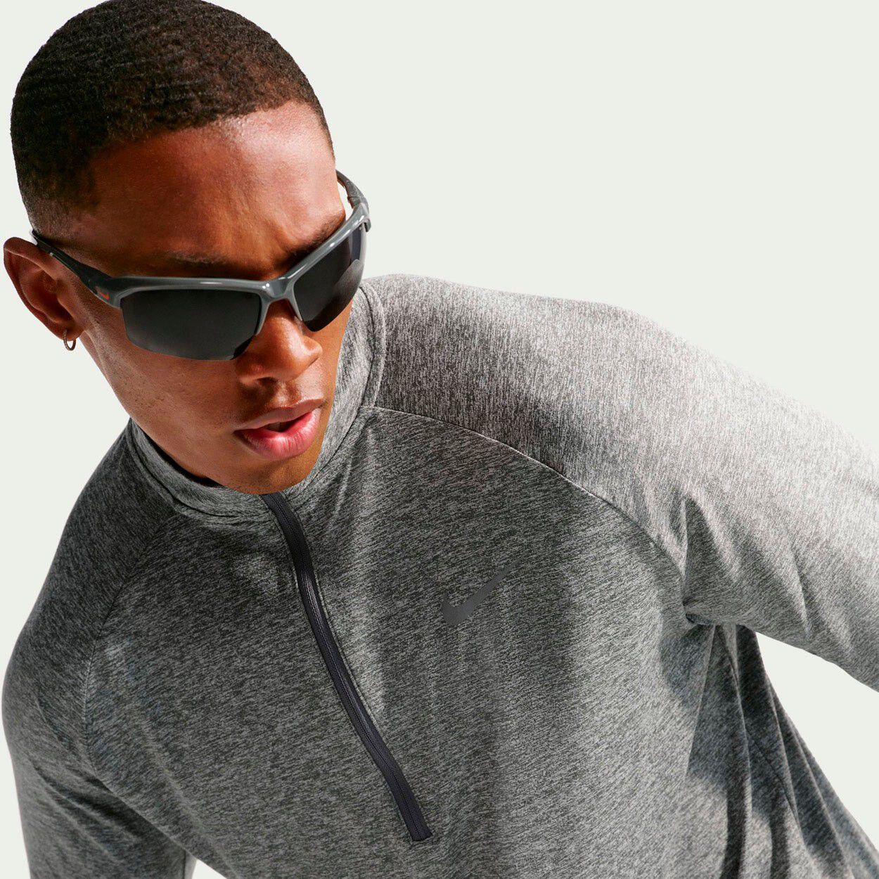 NIKE STRIDE MEN'S DRI-FIT 1/4-