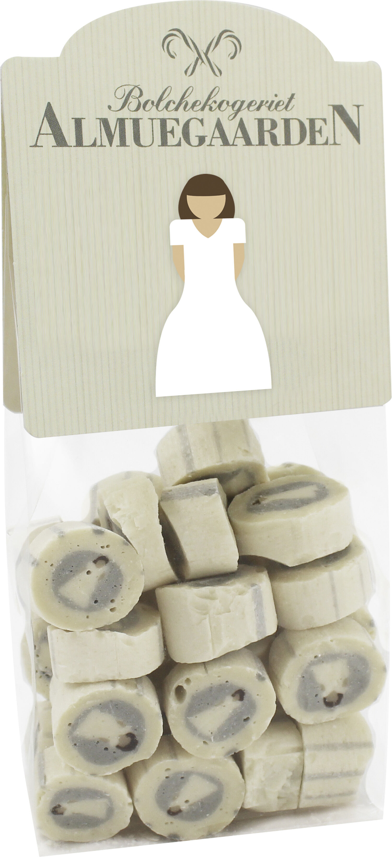 Kvinde (Konfirmandinde / Brud) bolcher med smag af hyldeblomst