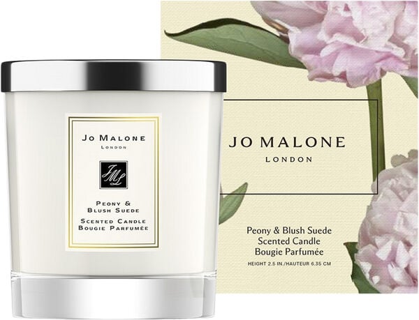 Peony & Blush Suede Scented Classic Candle
