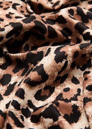 Animal print scarf