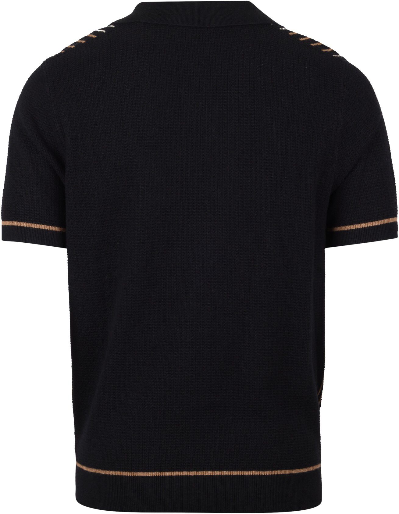 Polo Shirt Knitted Stripe Hemp / Supima Cotton