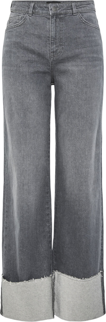 PCPIL HW STRAIGHT FOLD UP JEANS