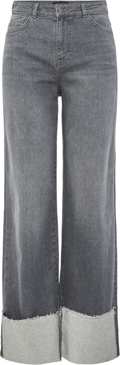 PCPIL HW STRAIGHT FOLD UP JEANS