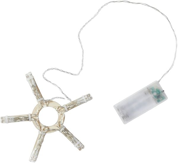 Lyskæde t/papirstjerner 5-tak i D40cm MDF