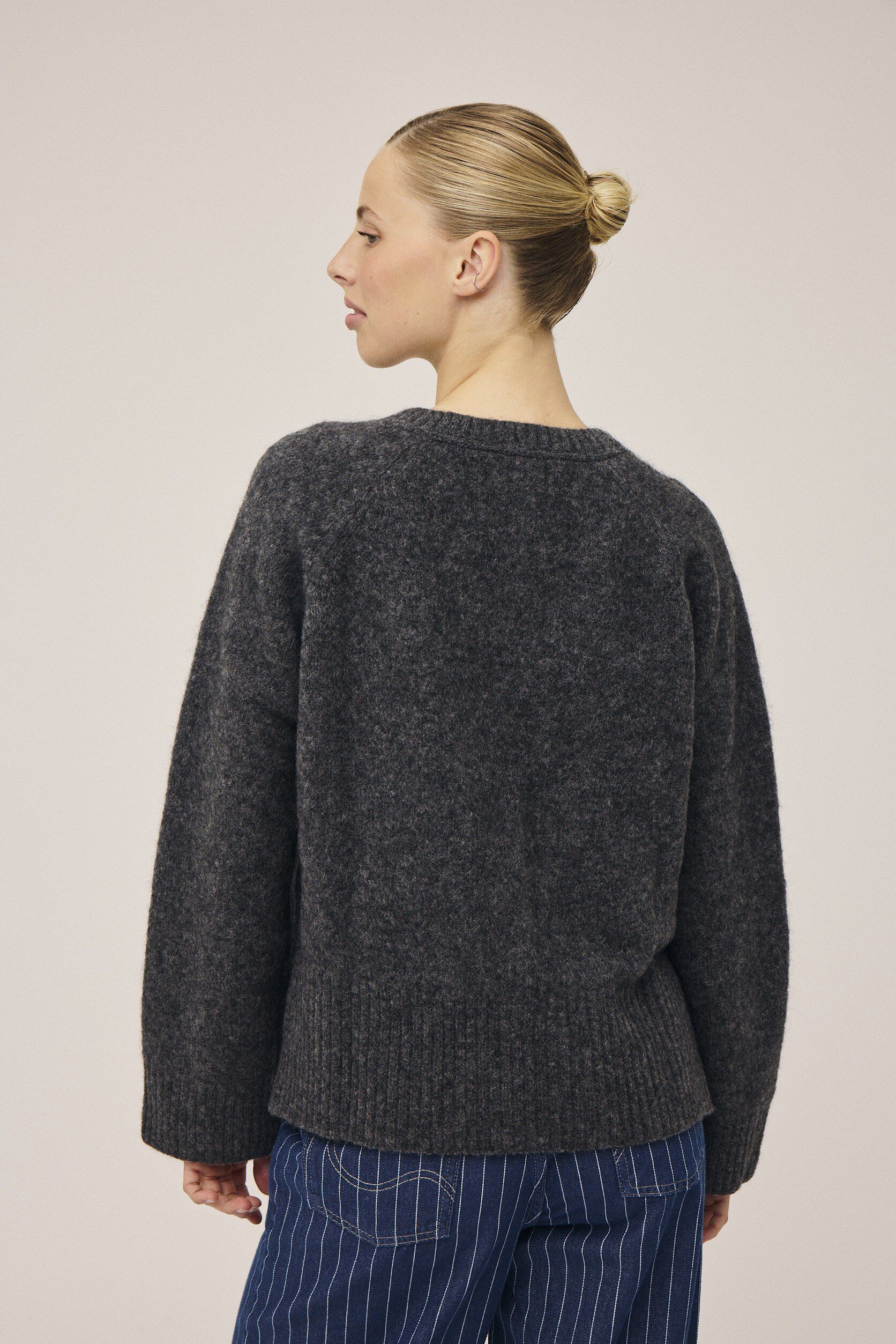 Mai 1 Striksweater - Mohairmix - RWS