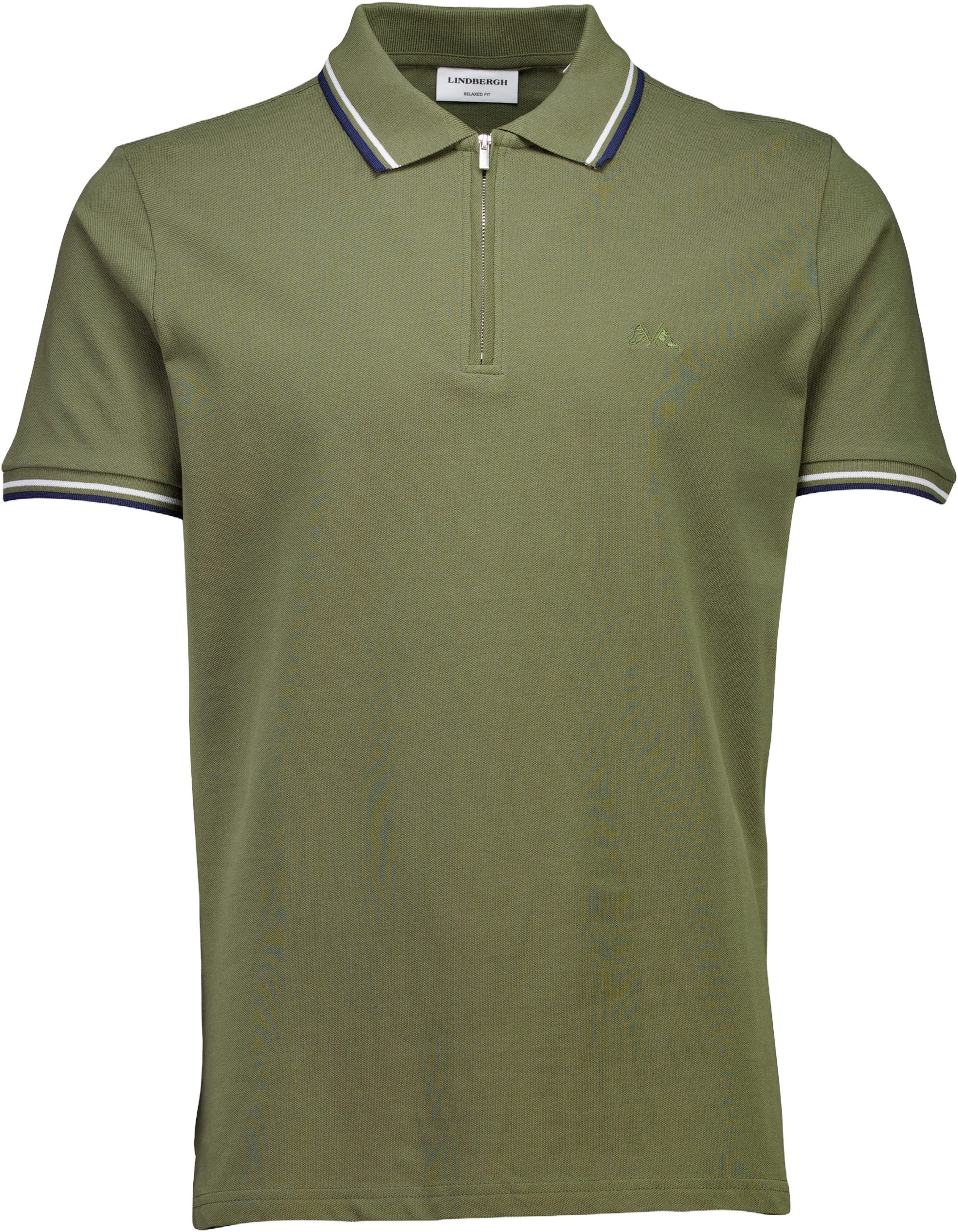 Polo shirt w. zip neck