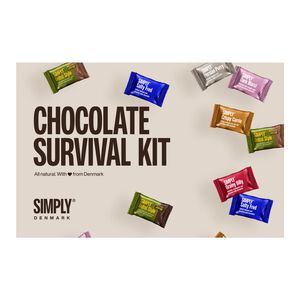 Simply&reg; CHOCOLATE SURVIVAL KIT chokolade&aelig;ske (360g)