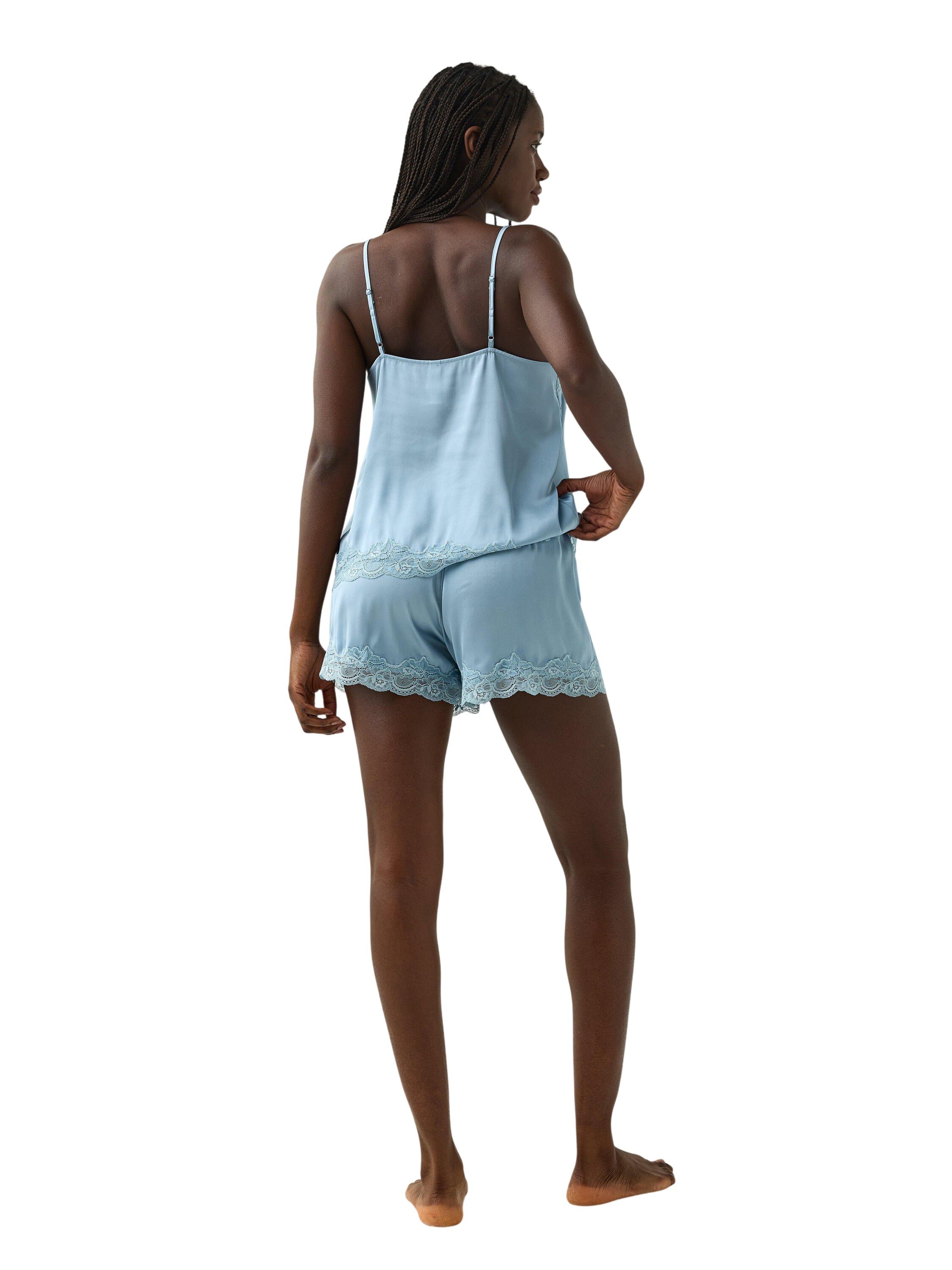 Pyjamasshorts i satin