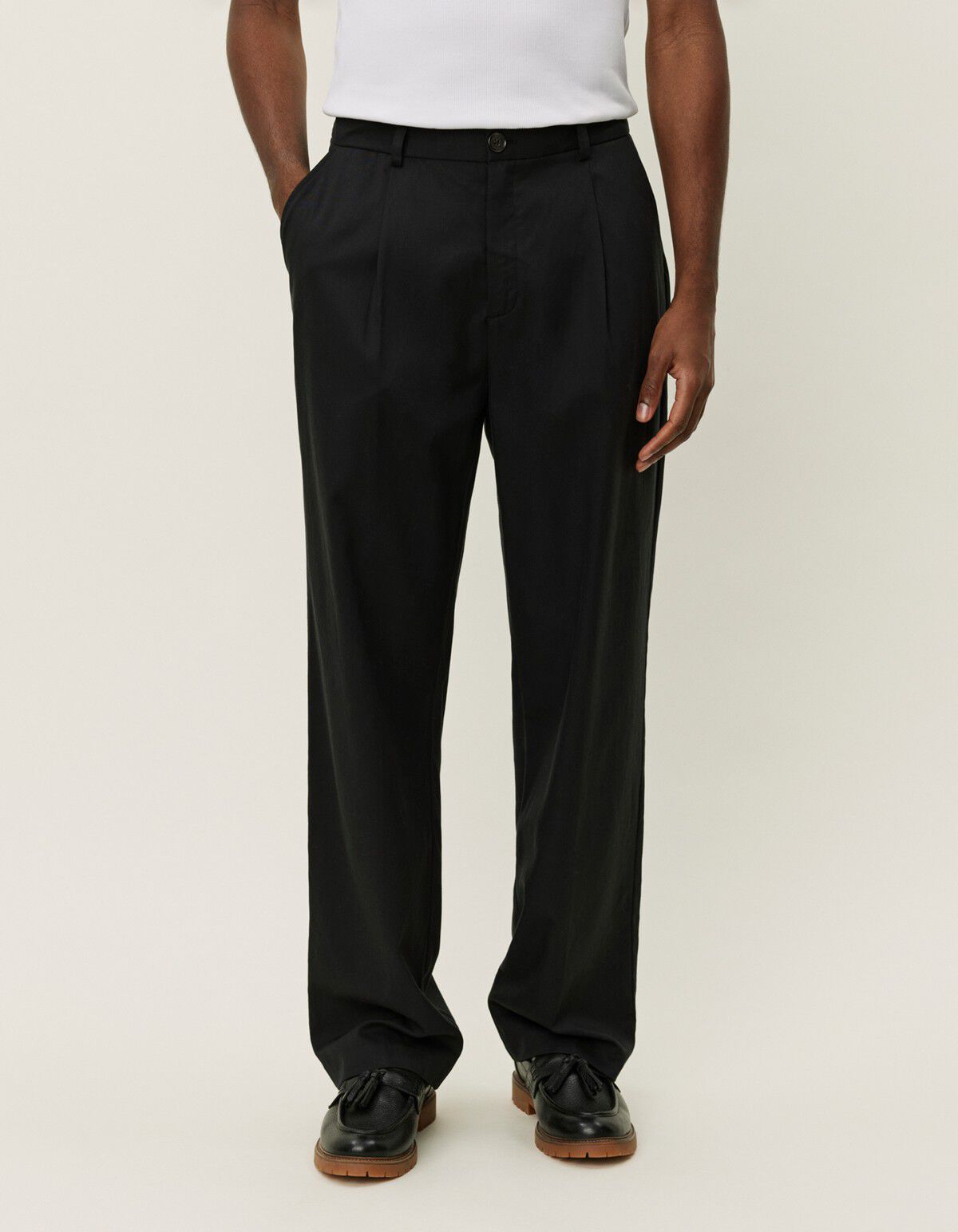 Randall Pleated Twill Suit Pants