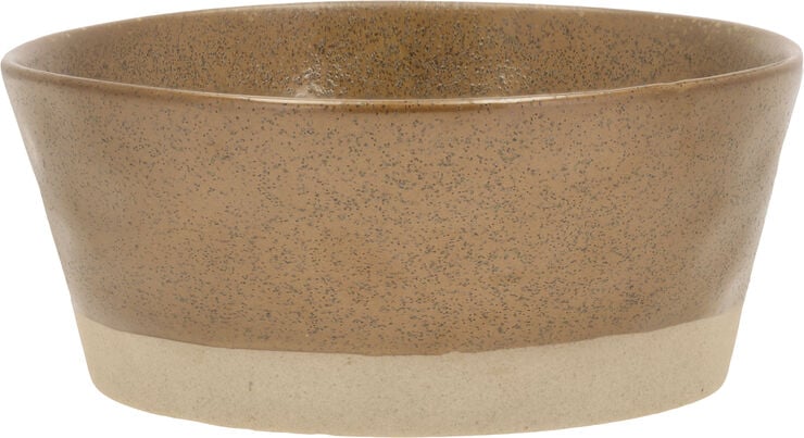 Serveringsskål Evig 19 x 8,5 cm Amber Porcelæn