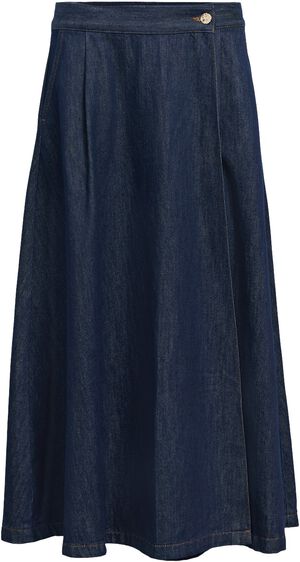 OBJSINA MW LONG DENIM SKIRT E DIV
