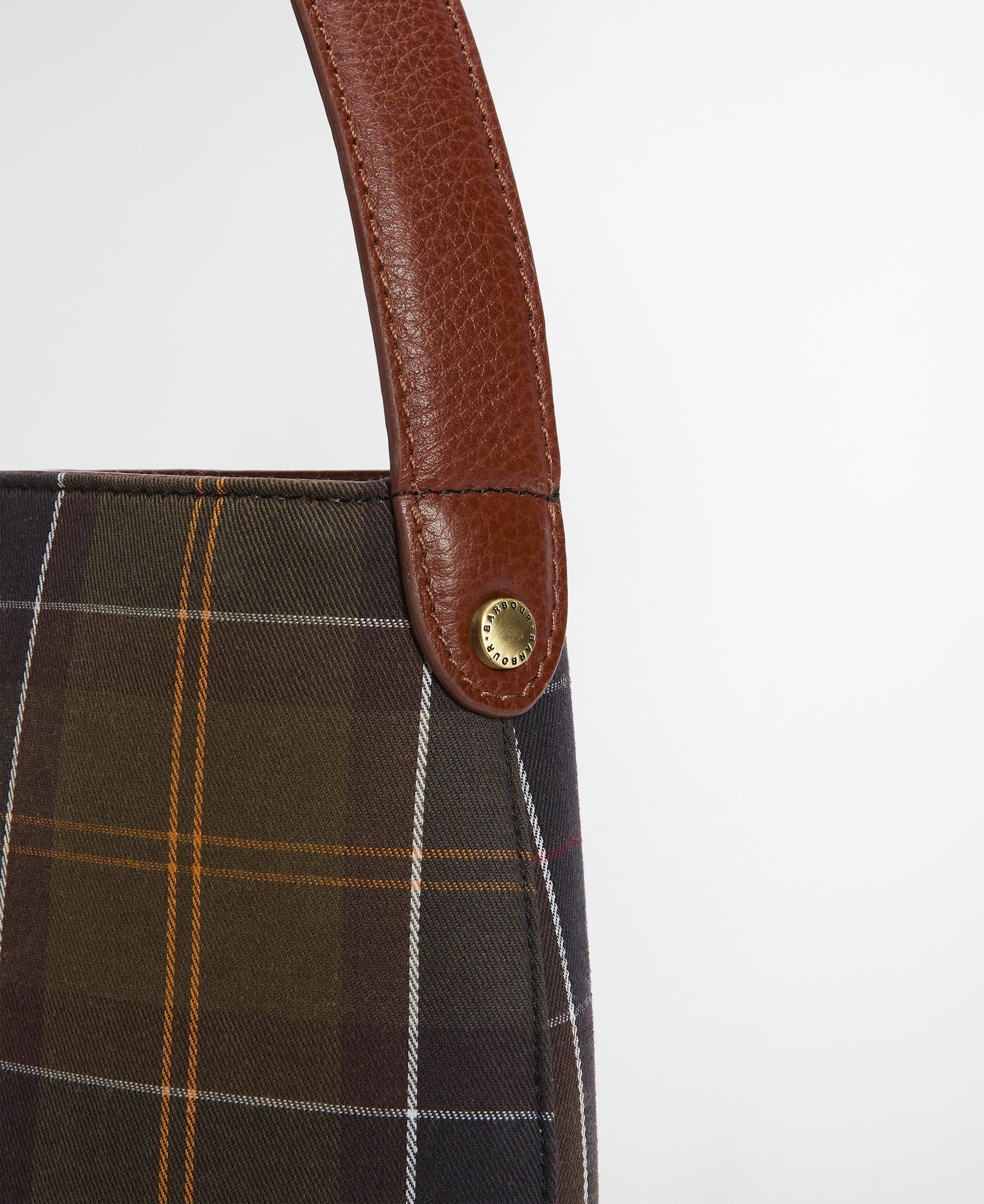 Barbour Cedar Tartan Bucket Bag