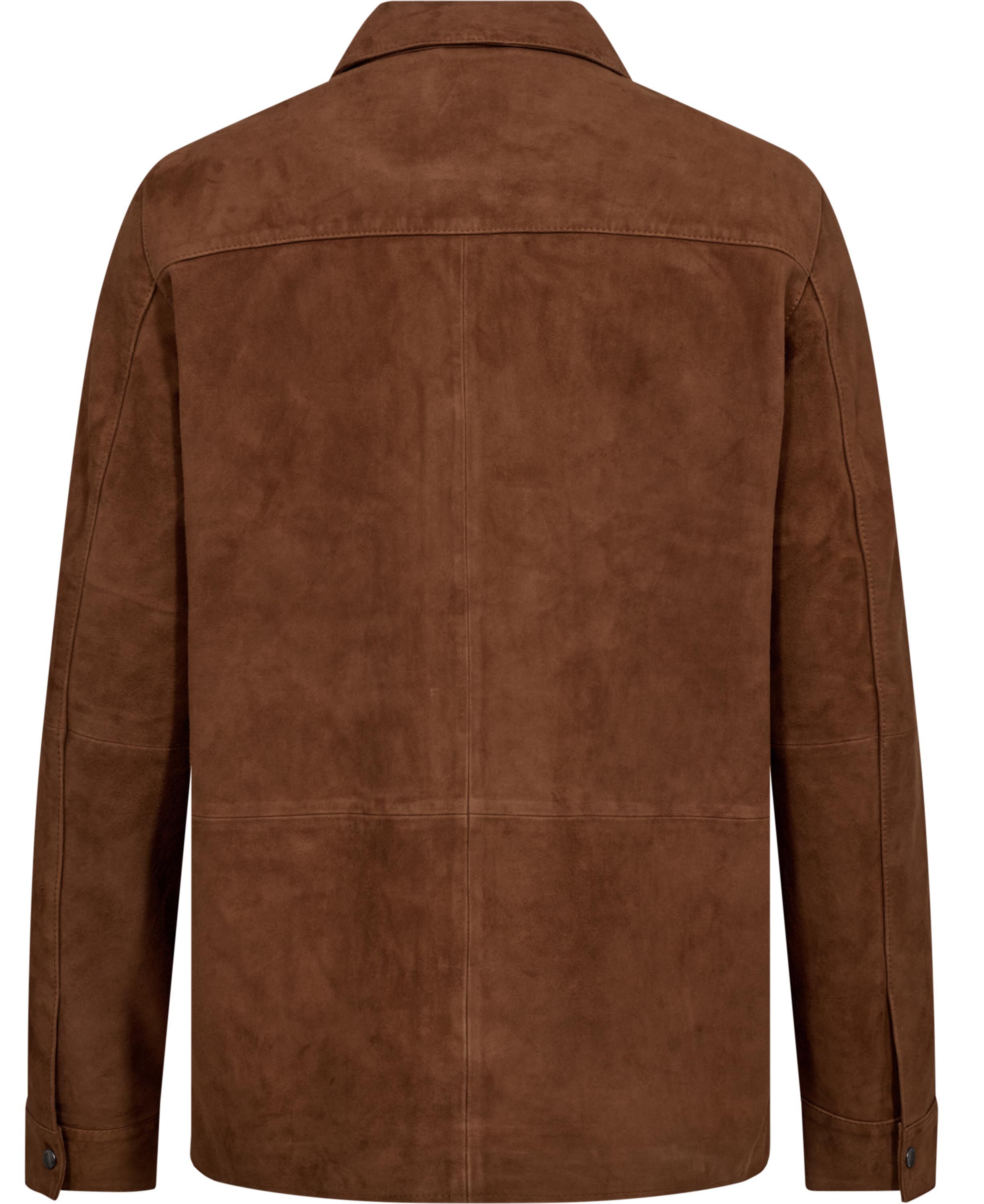 Colter suede overshirt - LWG